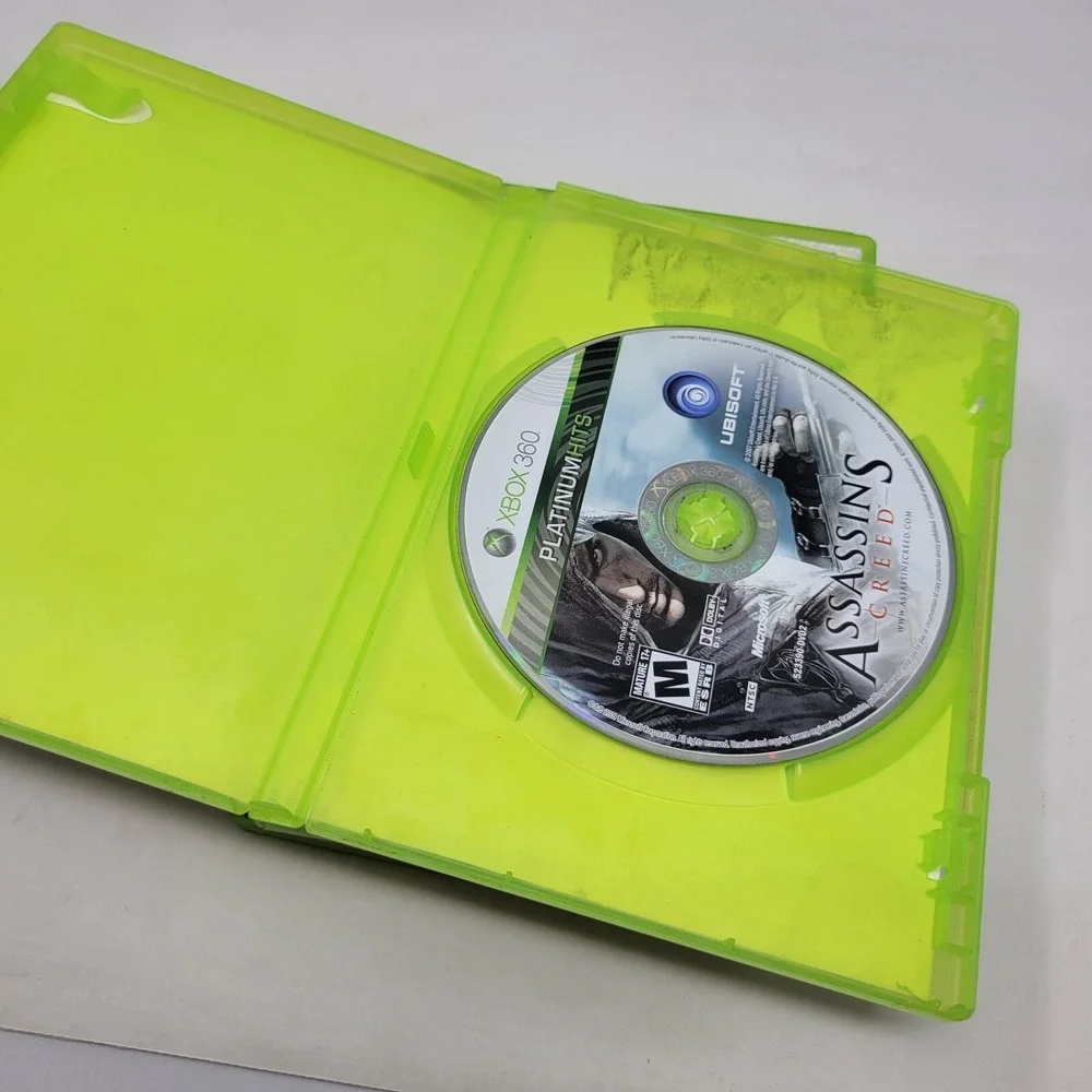 Xbox 360 Game Lot Bundle - Assassin's Creed 1, 2, 3, 4 - Black Flag Disc Missing